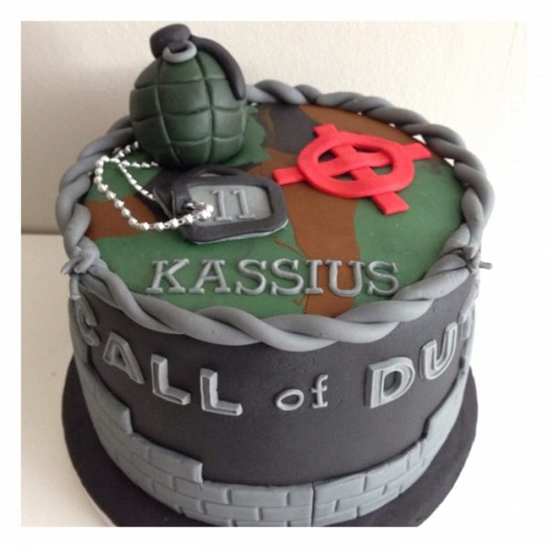 Call of Duty Birthday Cake