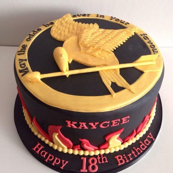 Hunger Games Themed Birthday Cake