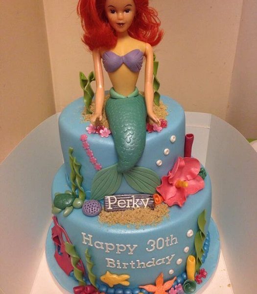 Little Mermaid Birthday Cake