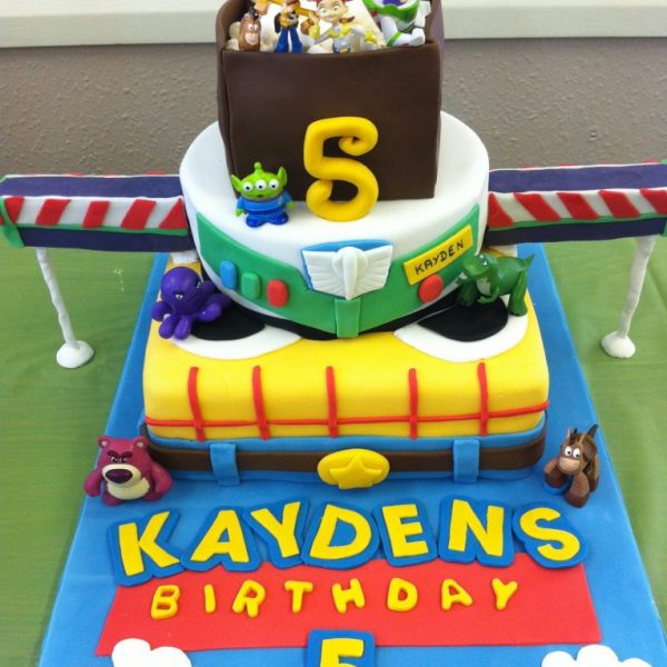 Toy Story Themed Birthday Cake