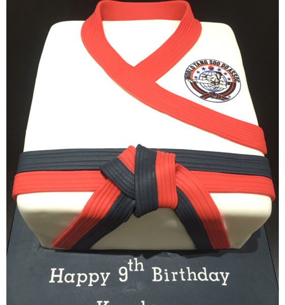 Karate Birthday Cake